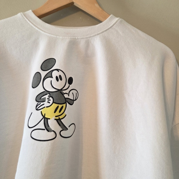 Mickey Mouse Genuine Mousewear Pullover Sweatshirt for Women Casual White Sz XL - Picture 7 of 16